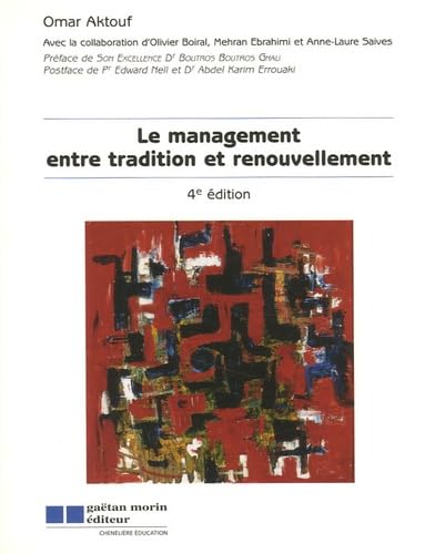 MANAGEMENT ENTRE TRADITION ET RENOUVELLEMENT Books