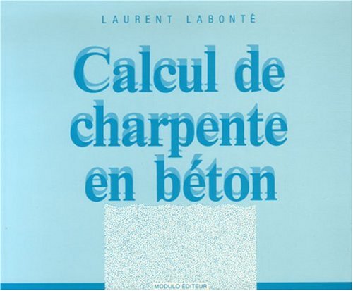 Calcul de charpente en beton book