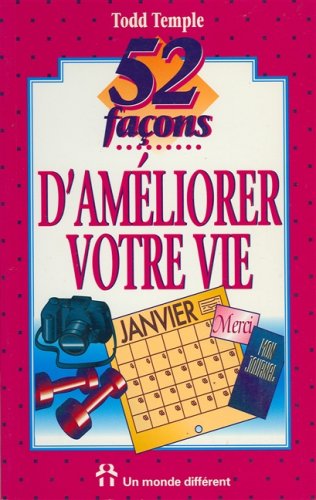 52 façons d'améliorer votre vie book