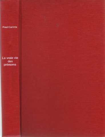 La vraie vie des prénoms book