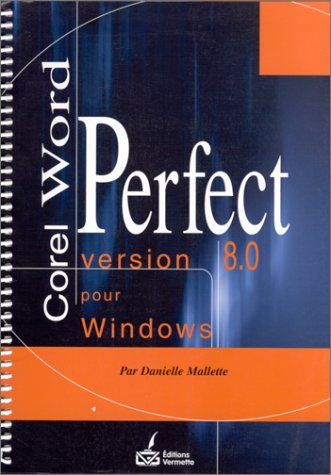 Corel Wordperfect Version 8.0 Pour Windows Books