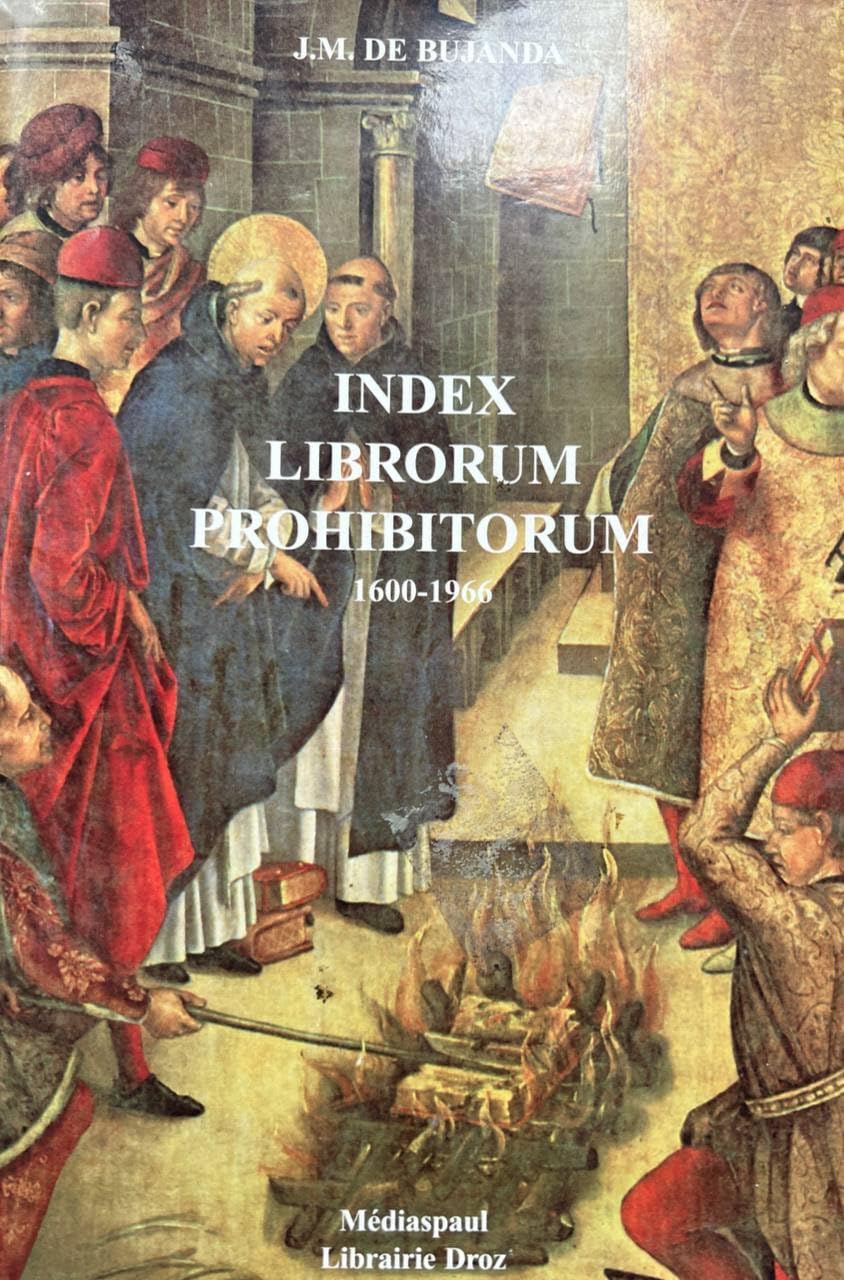 Index librorum prohibitorum (1600-1966) Books