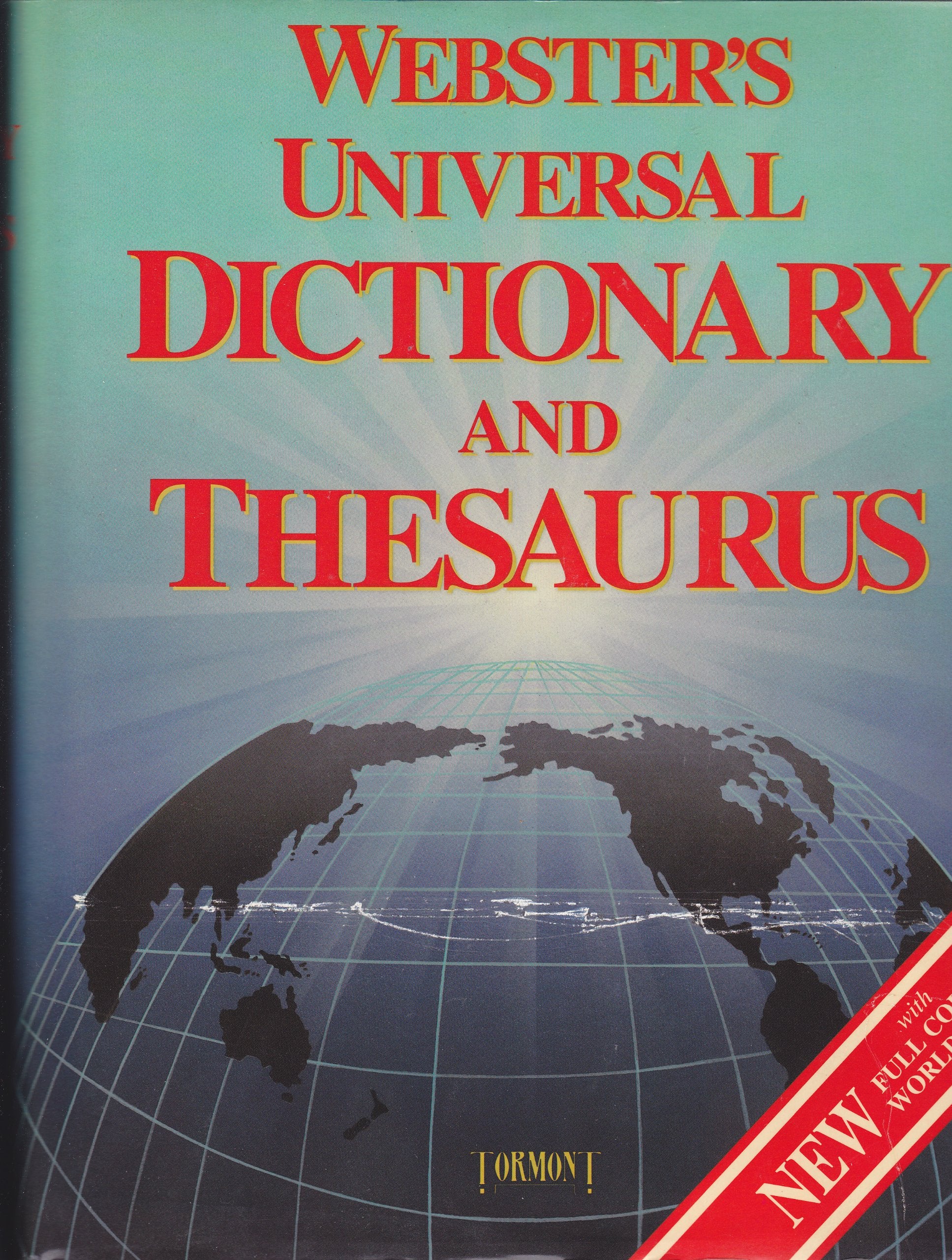 Webster's Universal Dictionary and Thesaurus. by Webster (1993-08-02) Books