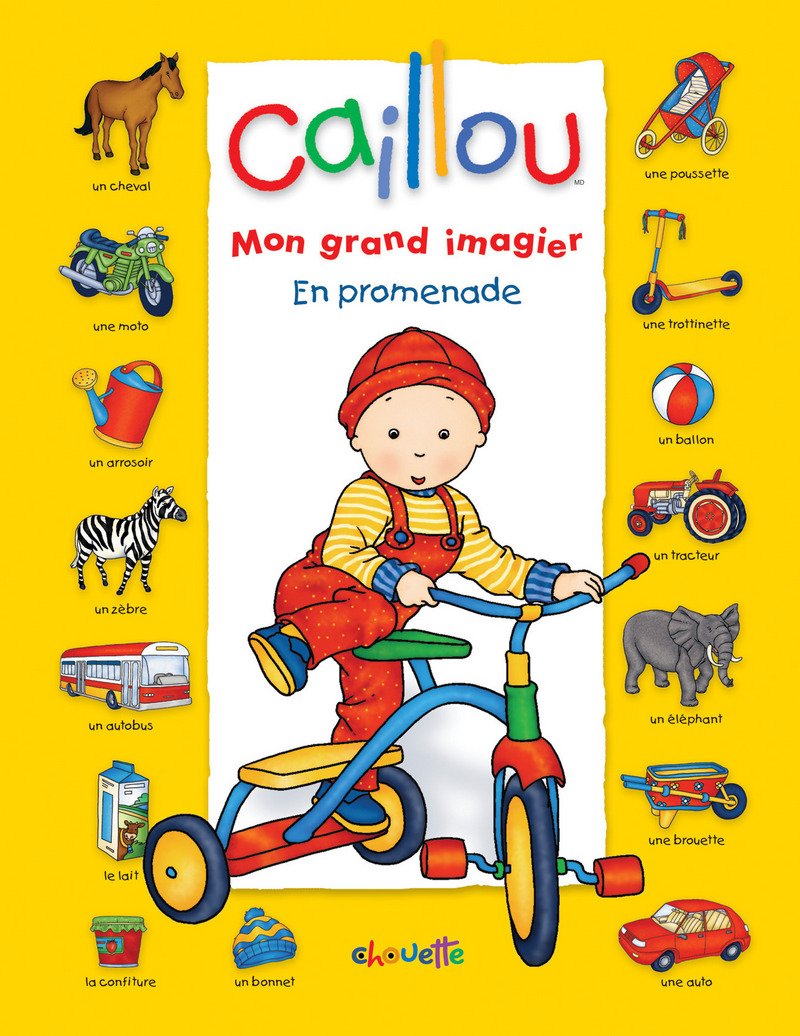Caillou Mon grand imagier En promenade Non-fiction