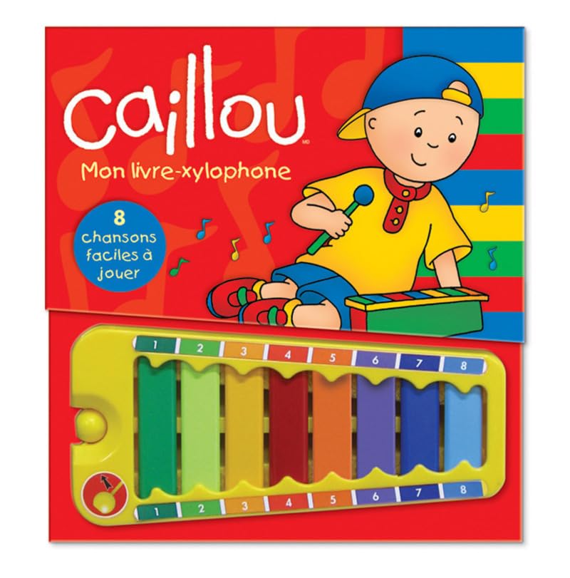 Caillou : Mon livre xylophone : 8 chansons faciles à jouer book