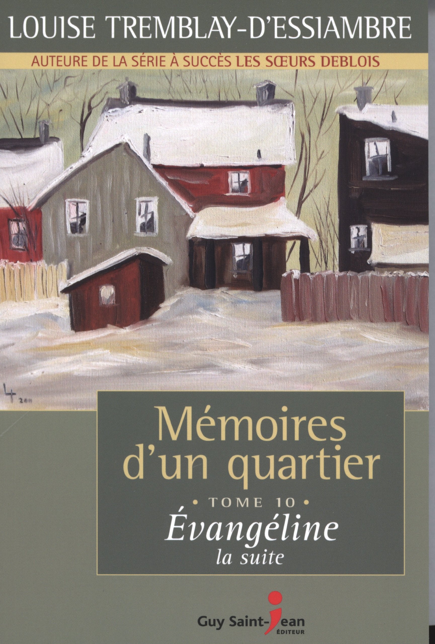 Memoires d'un quartier t 10 evangeline la suite book