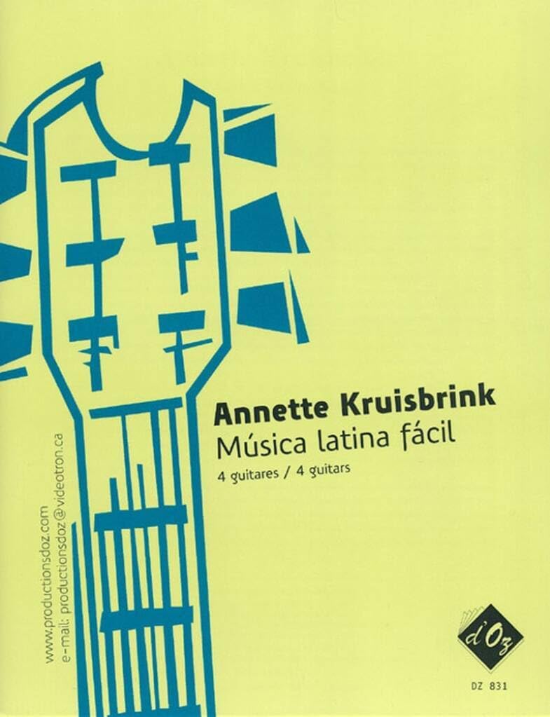 Música latina fácil. Gitarre Trio / Quartett. Partitur und Stimmen book