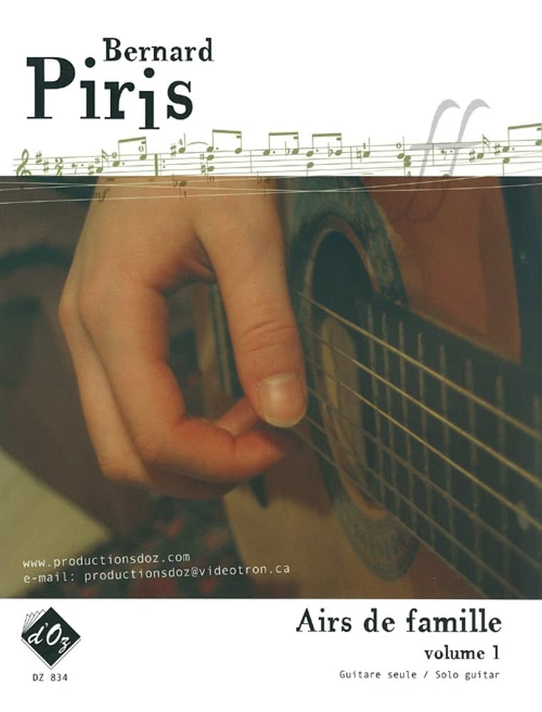 BERNARD PIRIS : AIRS DE FAMILLE, VOL. 1 - GUITARE Books
