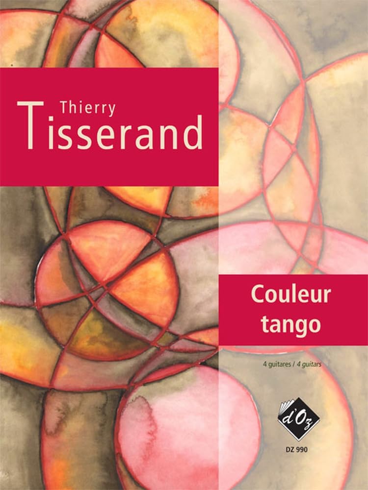 Couleur tango. Gitarre Trio / Quartett. Partitur Sheet Music