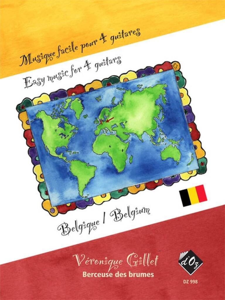 MUSIQUE FACILE POUR 4 GUITARES - BELGIQUE GUITARES Arts & Music