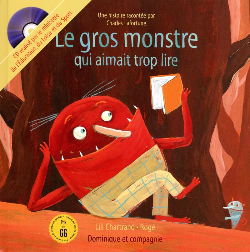 Le gros monstre qui aimait trop lire + CD book