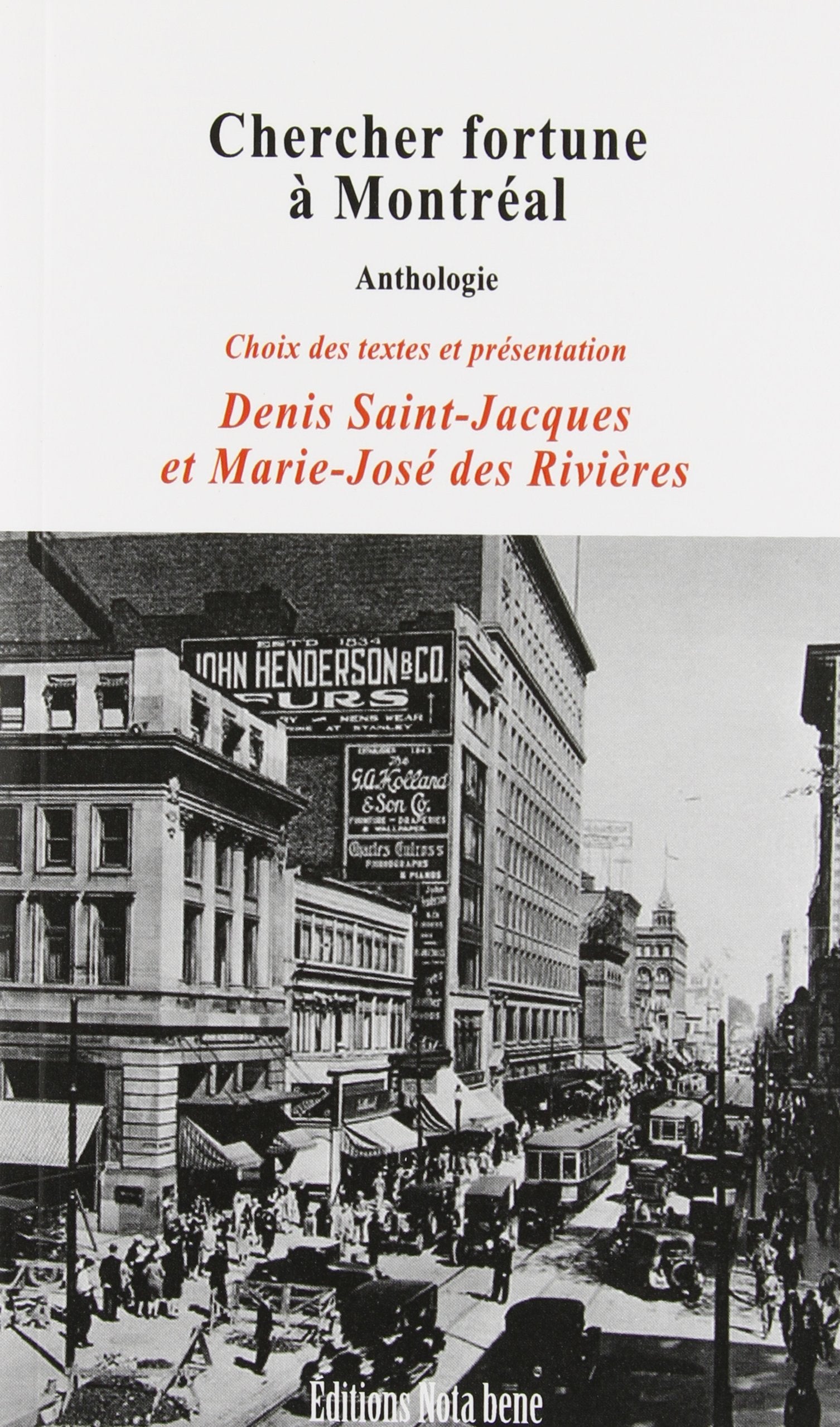 Chercher fortune a montreal: heure des vaches et autres recits book