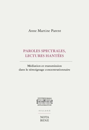 PAROLE SPECTRALE, LECTURES HANTEES. MEDIATION ET TRANSMISSION Books