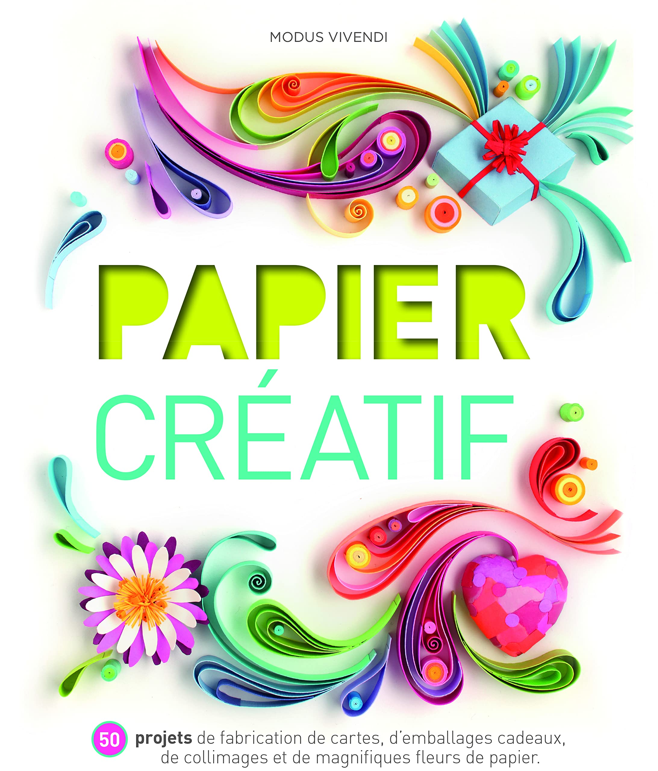 Papier créatif: 50 projets de fabrication de cartes, d'emballages-cadeaux, de magnifiques ... Leisure, Home & Garden
