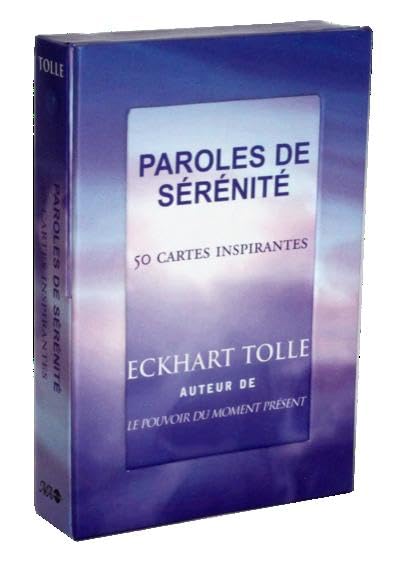 Paroles de sérénité - Coffret 50 cartes inspirantes book