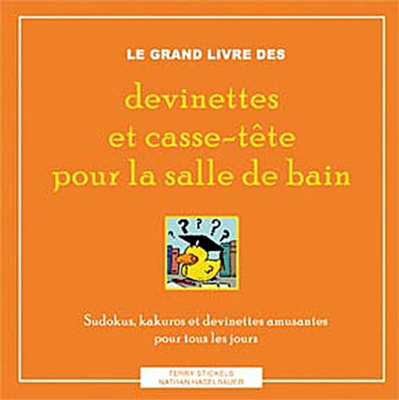 Devinettes et casse-tête pour la salle de bain book