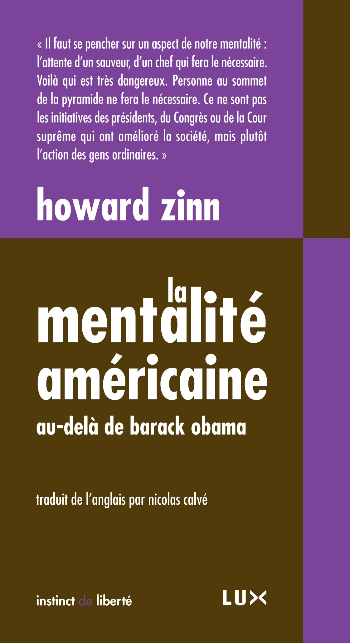 LA MENTALITE AMERICAINE: Au-delà de Barack Obama Books