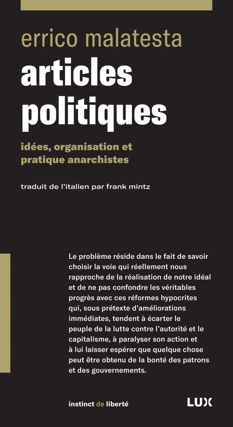 Articles politiques - Idées, organisation et pratiques anarc: Idées, organisation et pratiques anarchistes Social Sciences