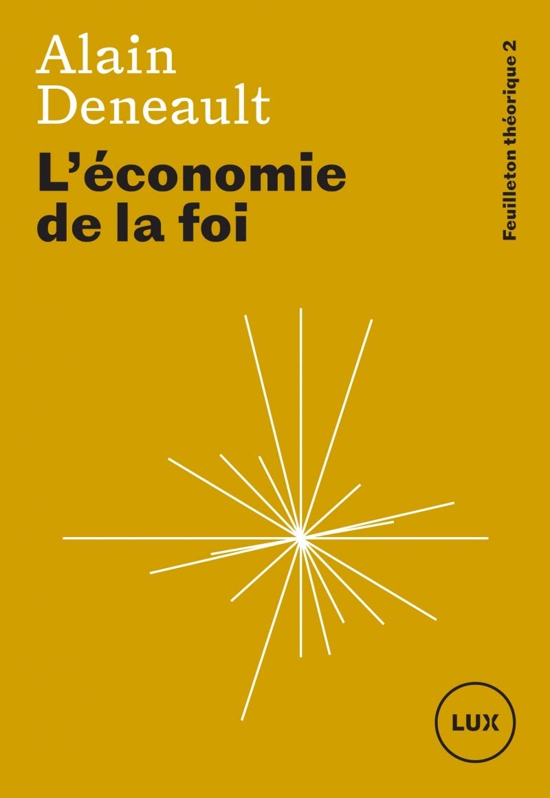 L'économie de la foi - Feuilleton théorique 2 Business, Finance & Career