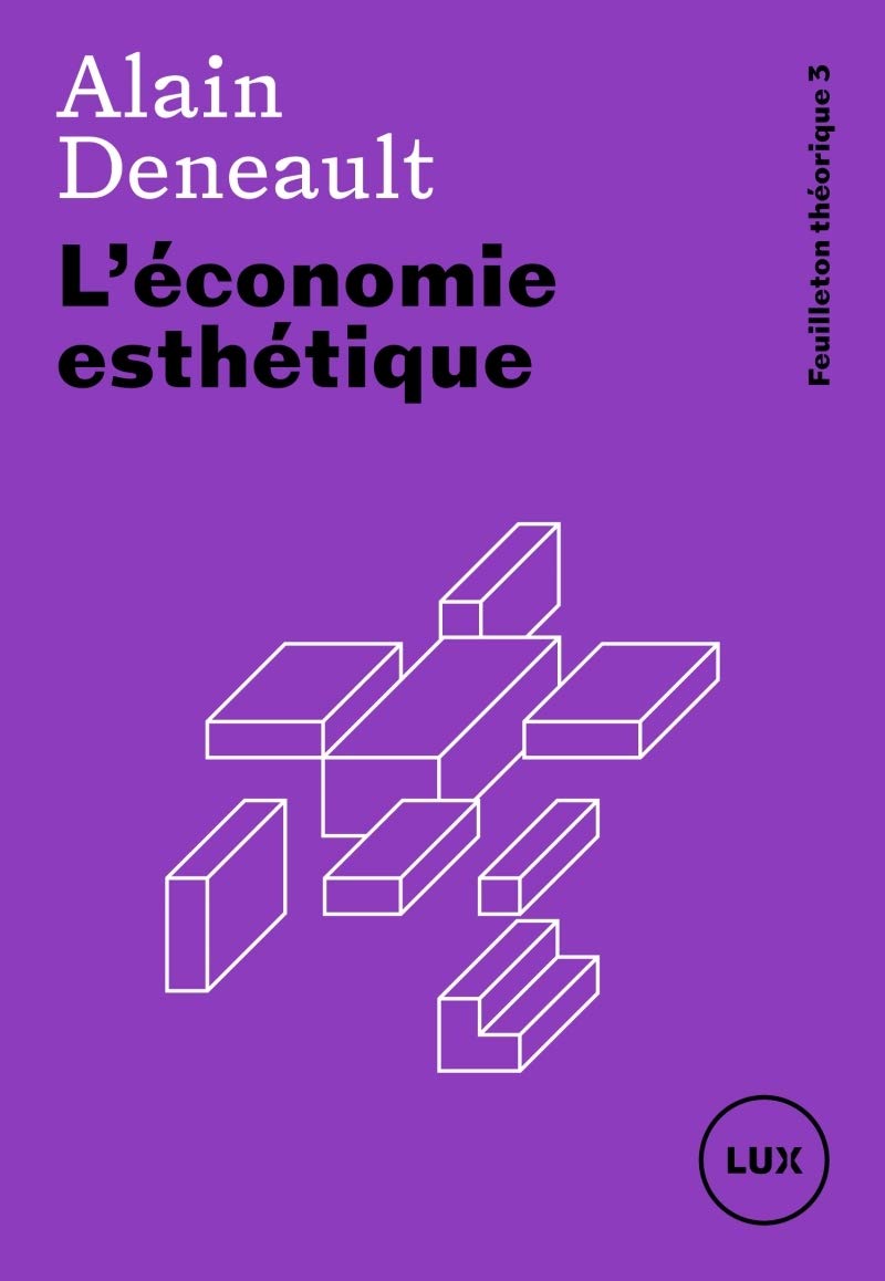 L'économie esthétique - Feuilleton théorique 3 Books