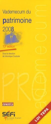 Vademecum du patrimoine 2008 book