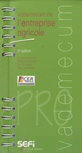 Vademecum de l'entreprise agricole book