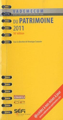 Vademecum du patrimoine 2011 book