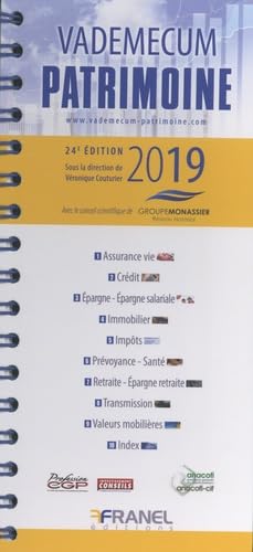 Vademecum du patrimoine 2019 book
