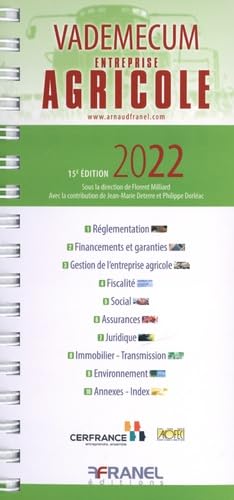 Vademecum Entreprise agricole 2022 Business, Finance & Career