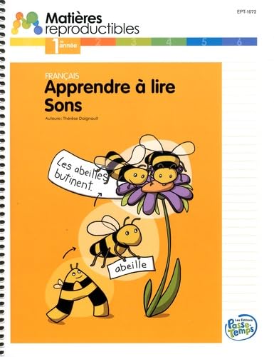 Français Apprendre à lire Sons 1re année book