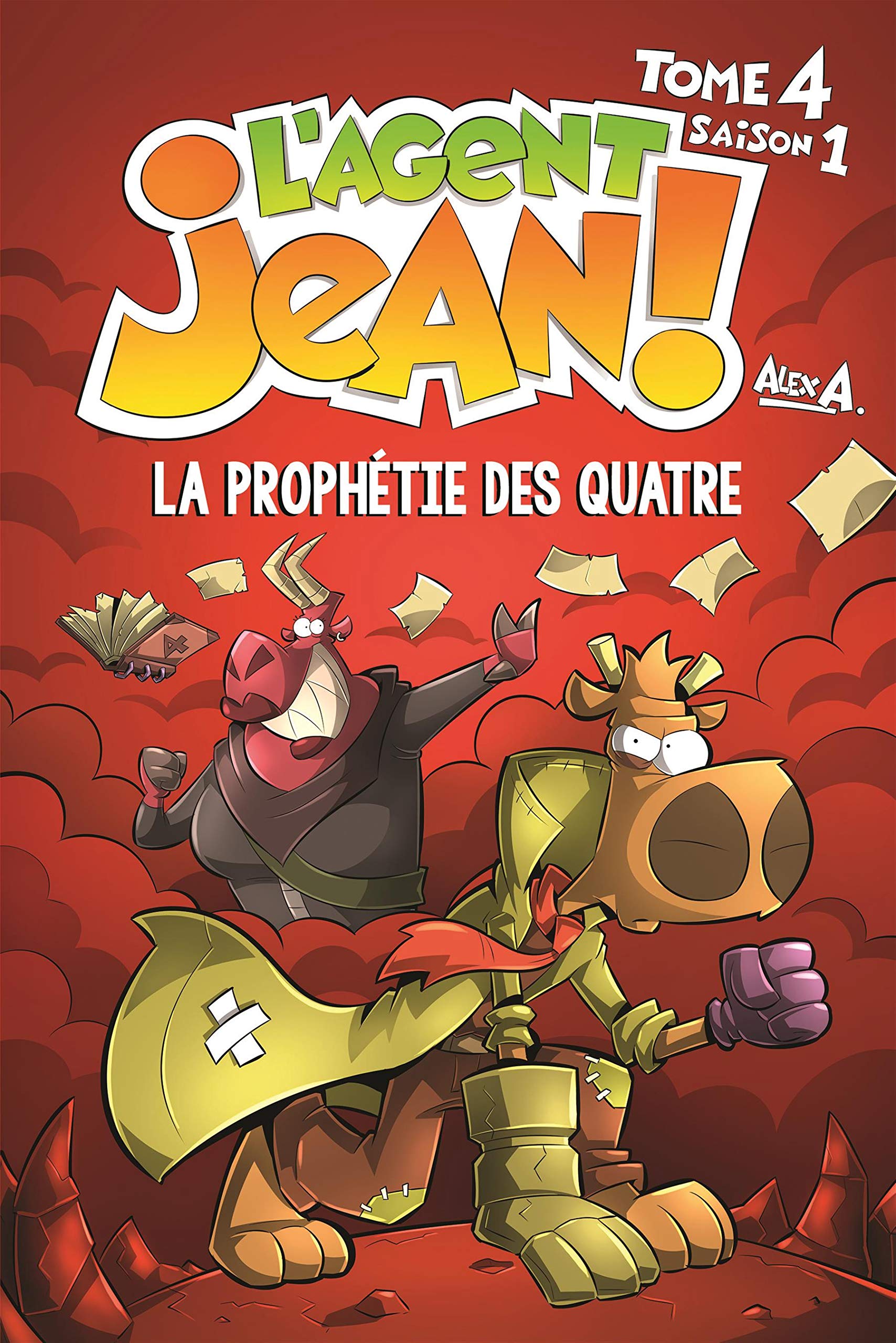 L'AGENT JEAN TOME 4-LA PROPHETIE DES QUATRE Manga