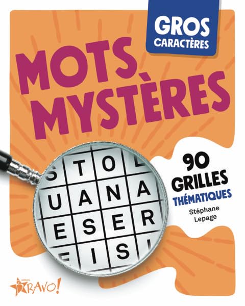 Gros caractères Mots mystères: 90 grilles thématiques book