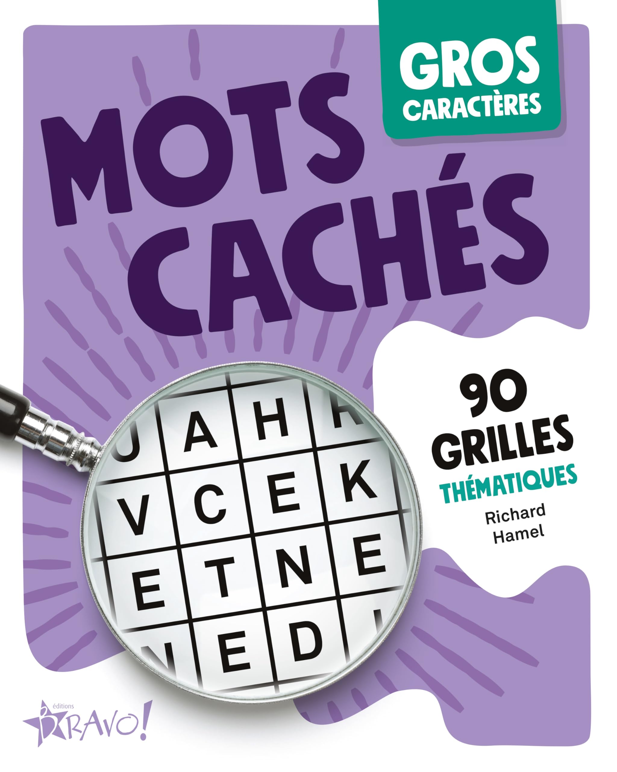 Gros caractères - Mots cachés: 90 grilles thématiques book