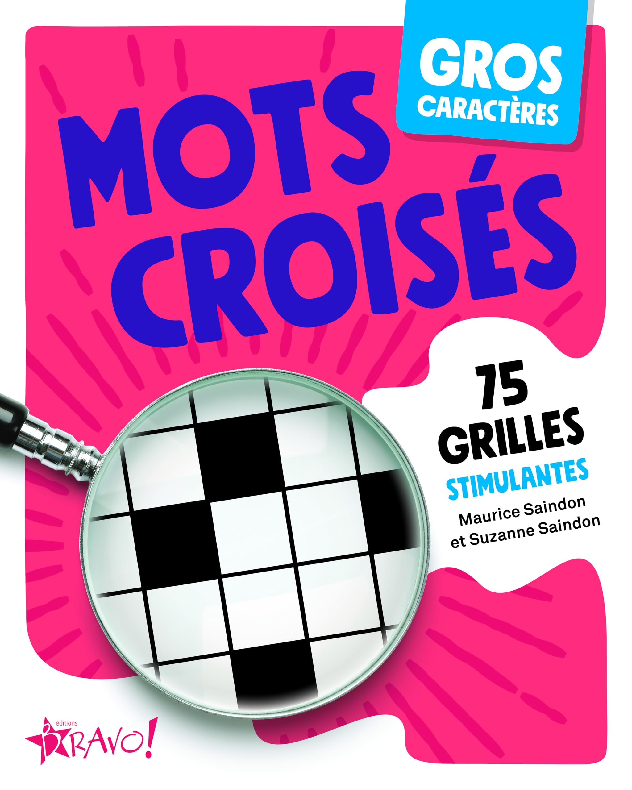 Mots croisés - Gros caractères: 75 grilles stimulantes book