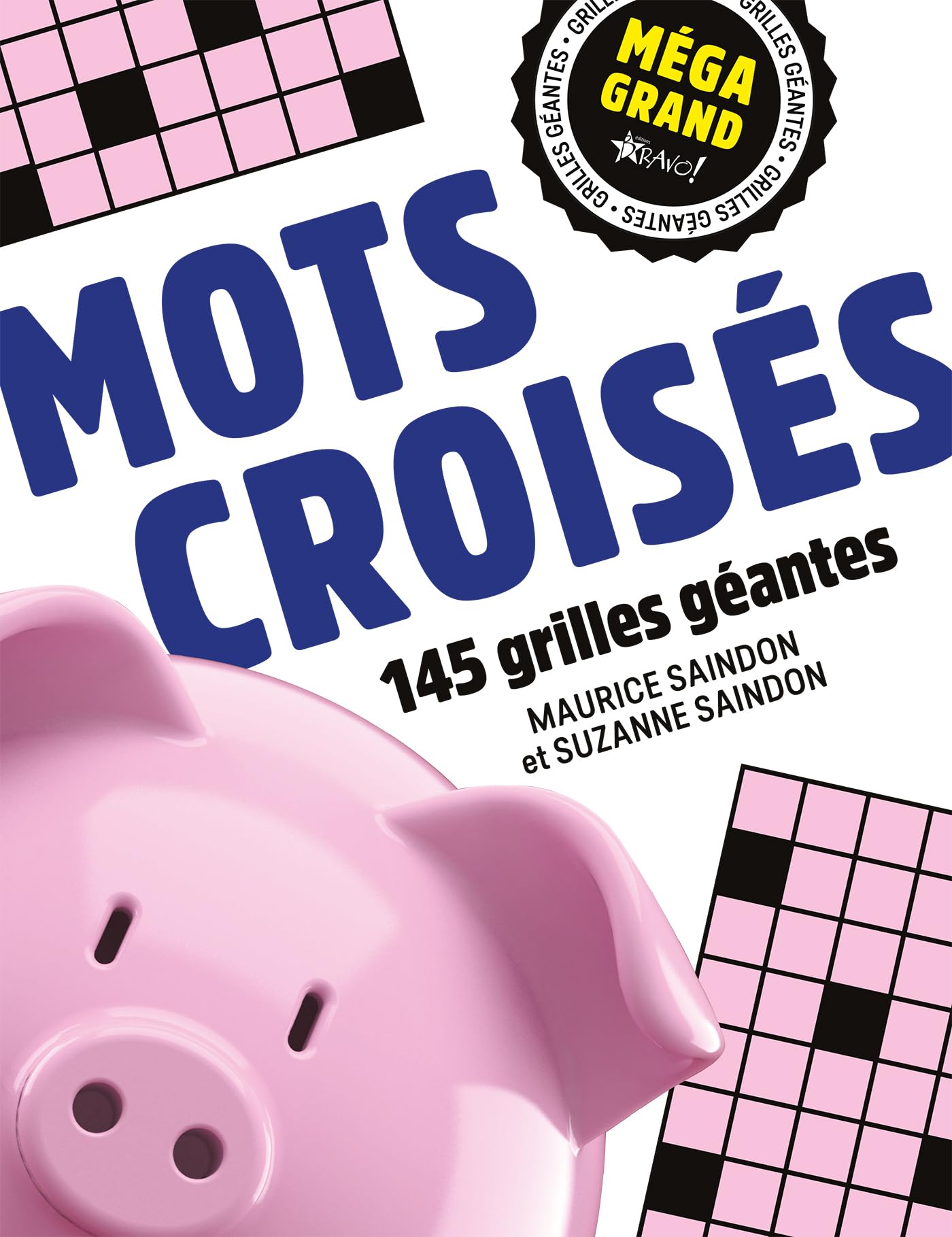 Méga grand - Mots croisés: 145 grilles géantes Leisure & Fun