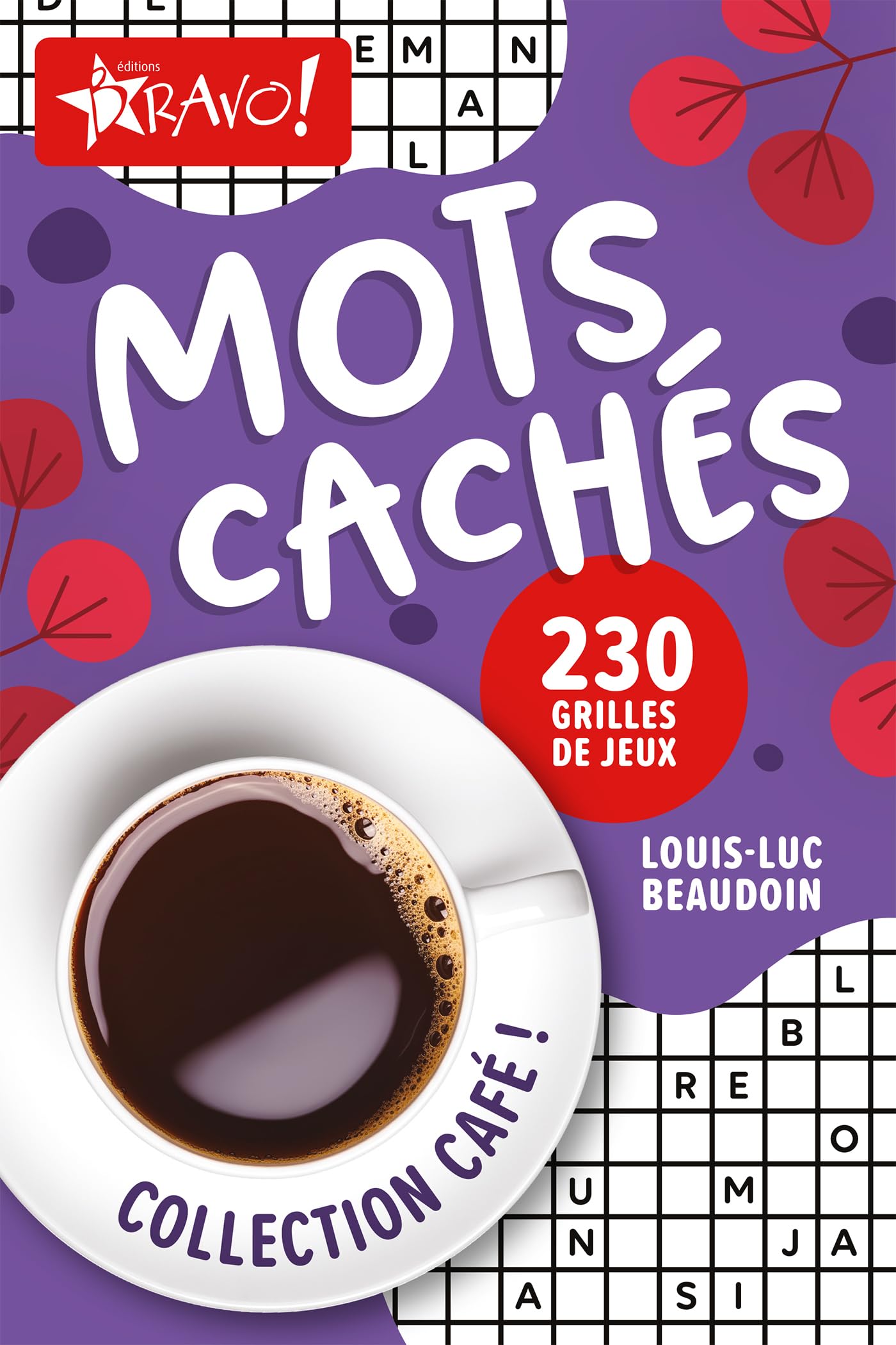 Café - Mots cachés: 230 grilles de jeux book