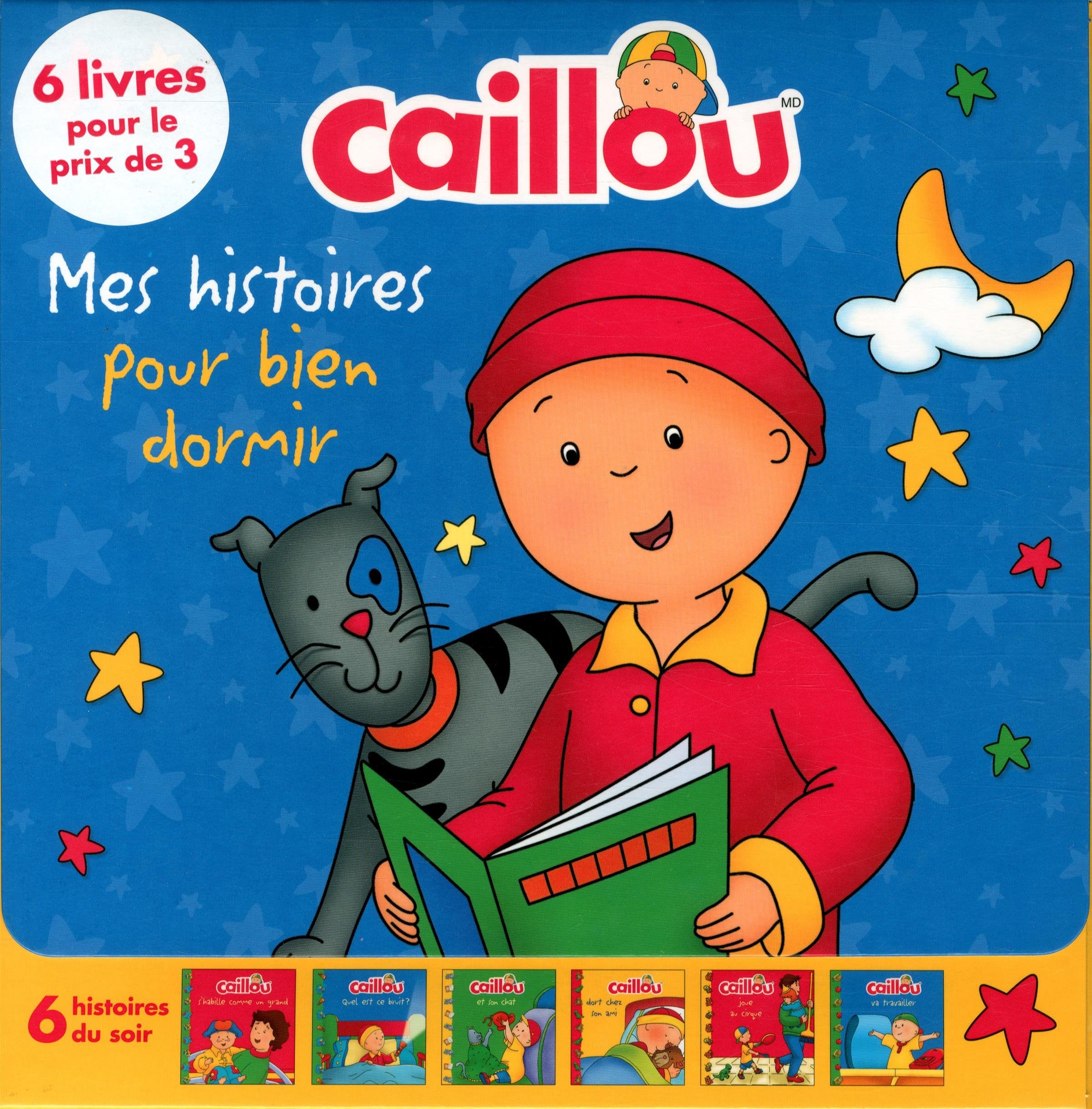 Nouveau coffret Caillou - Mes histoires pour bien dormir book