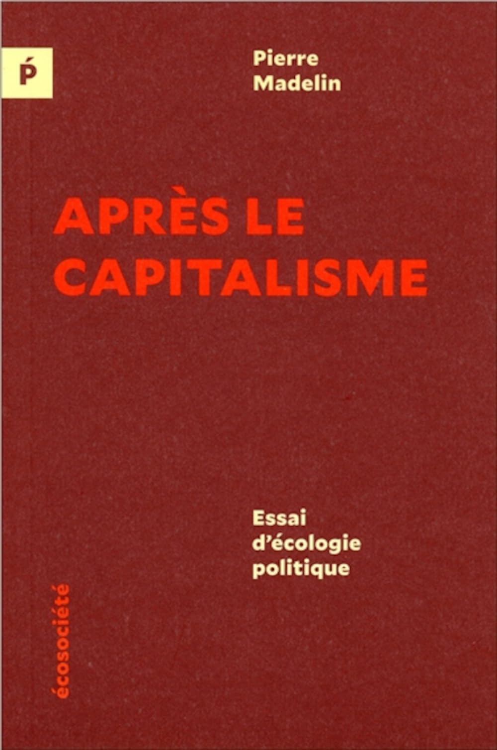 Après le capitalisme - Essai d'écologie politique Non-fiction books