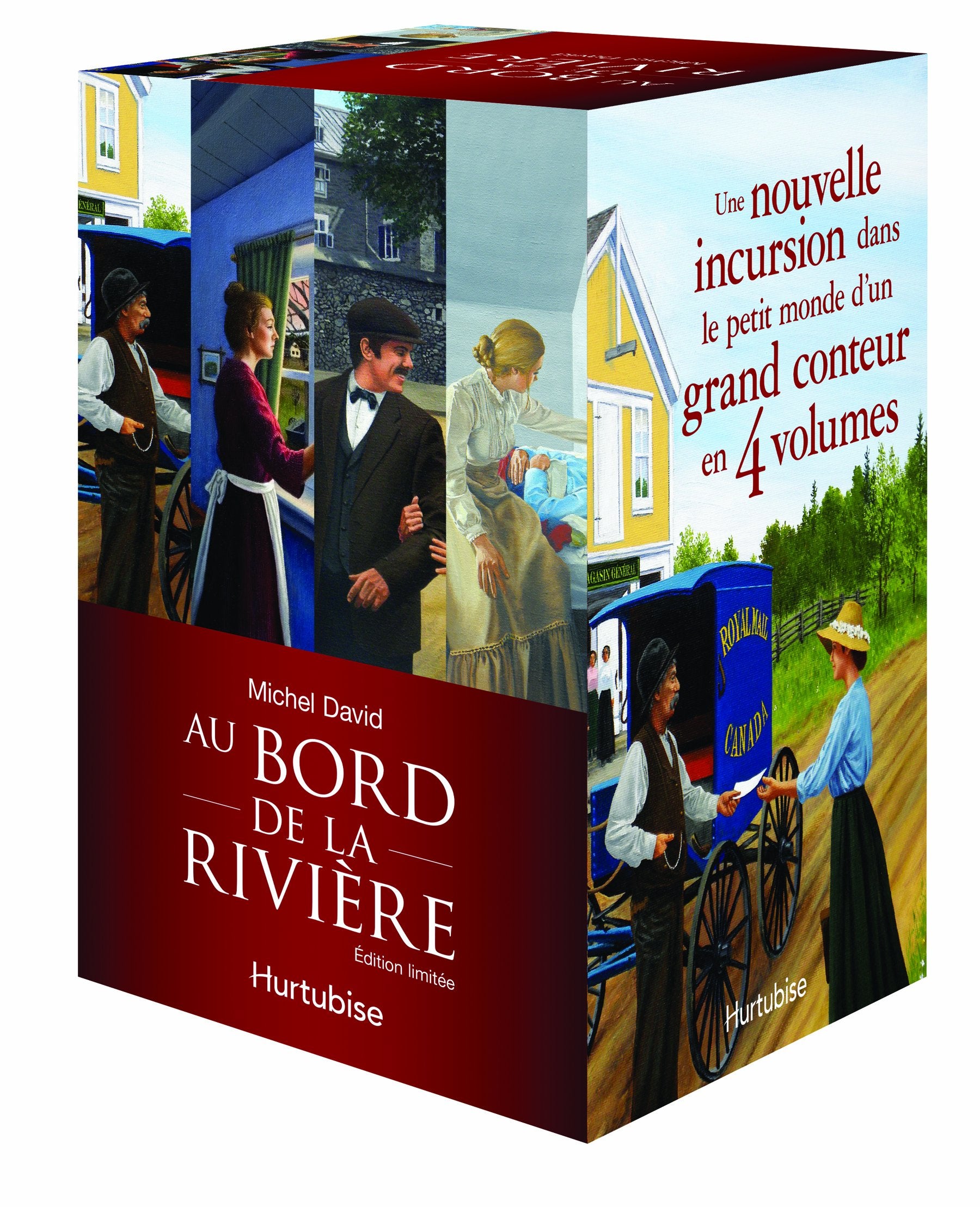 Au bord de la riviere coffret 4 volumes book