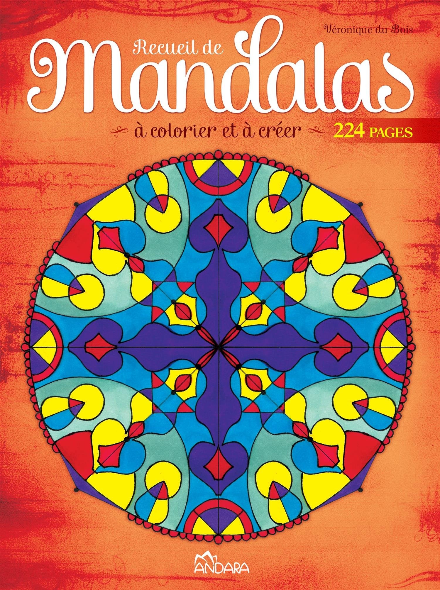 Recueil de mandalas a colorier et a creer book