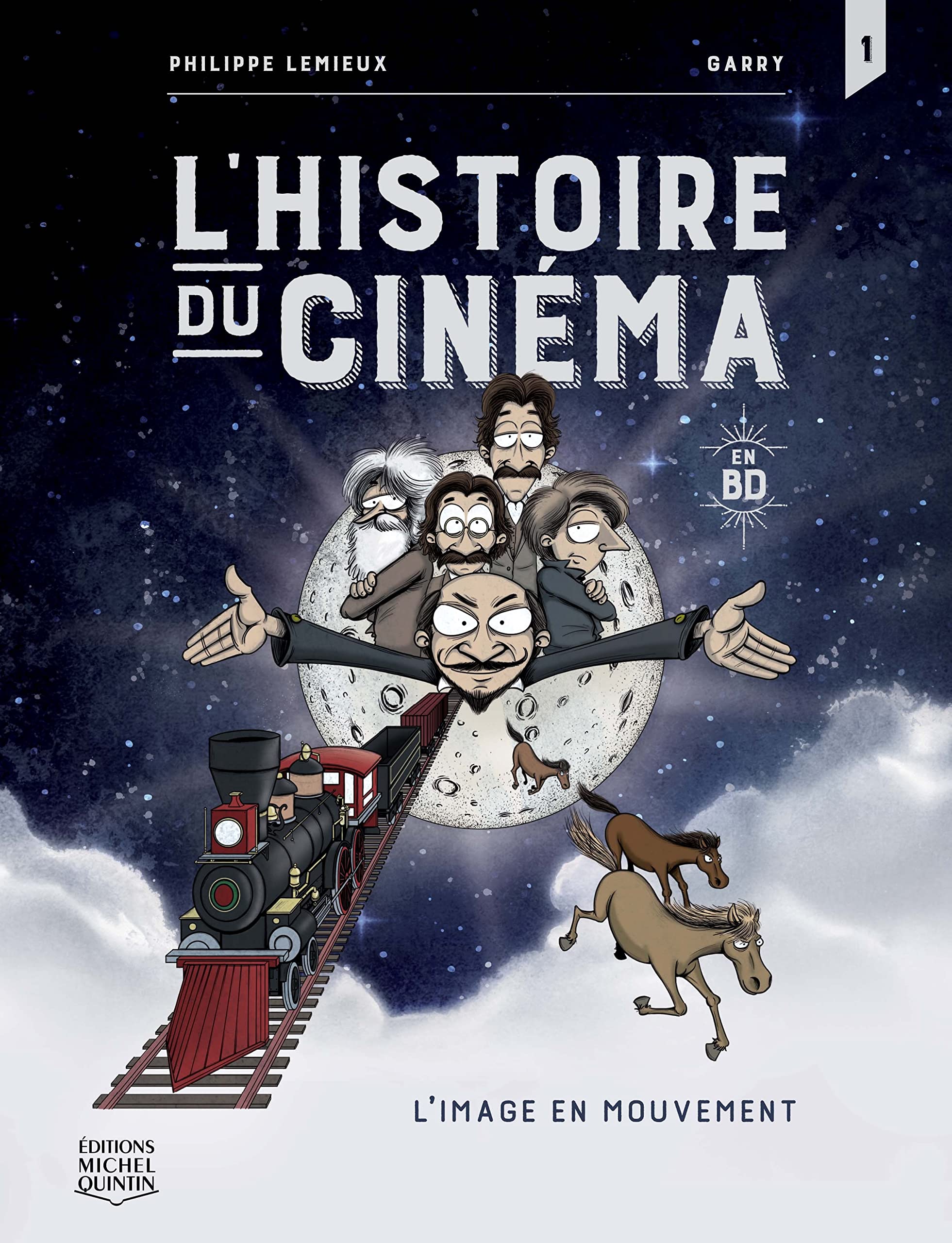 L'histoire du cinema en bd v 01 l'image en mouvement book
