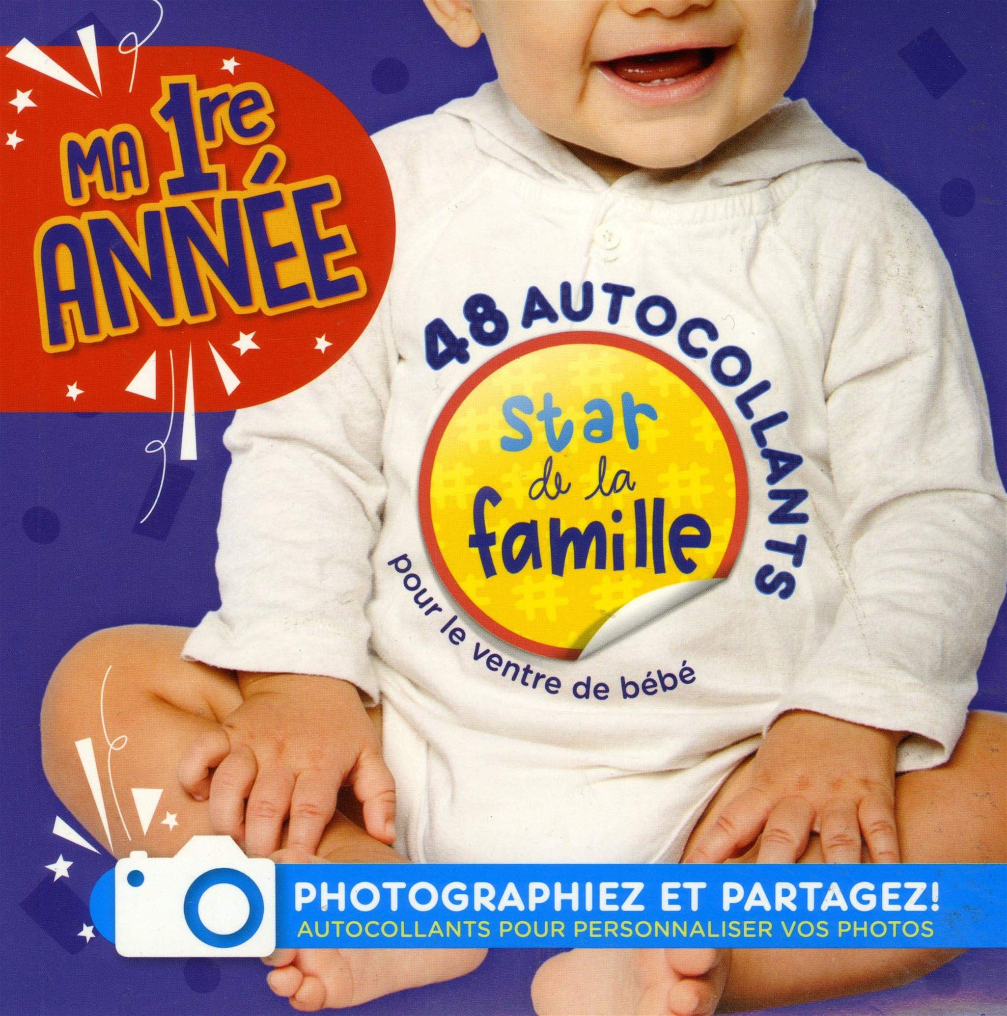 Ma première année - 48 autocollants pour le ventrede bébé book
