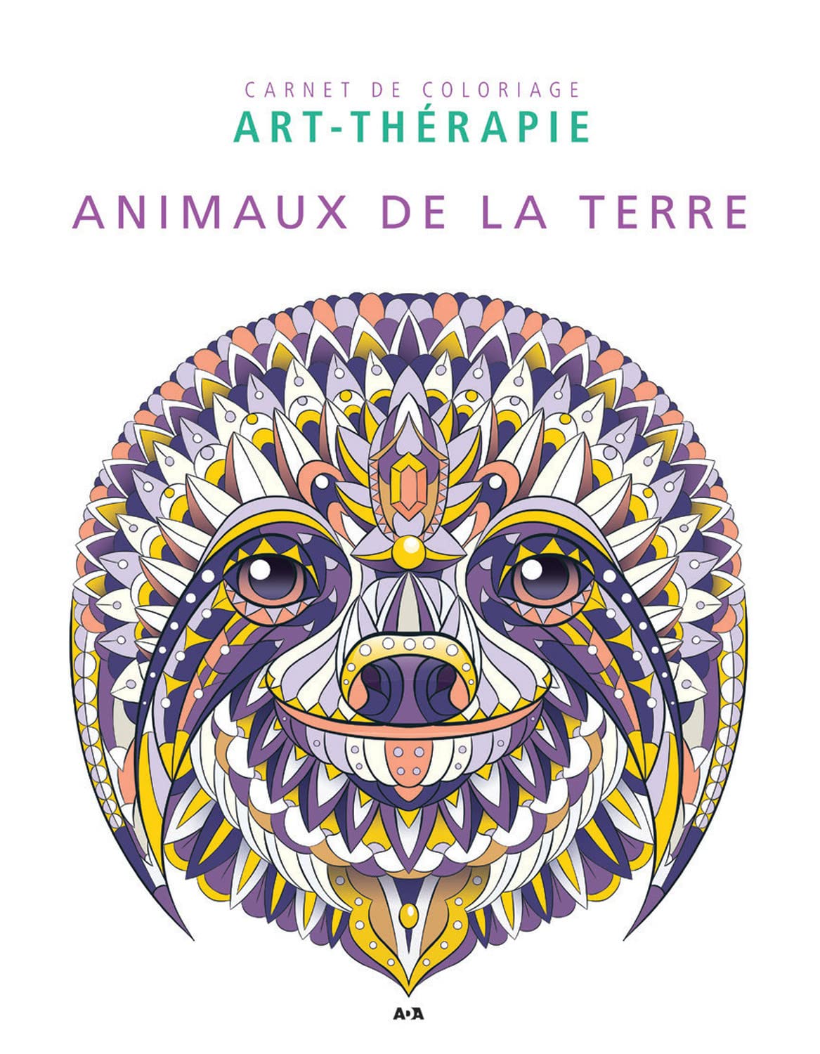 Animaux de la Terre - Carnet de coloriage Art-thérapie: 40 illustrations à colorer Tiptoi & Games