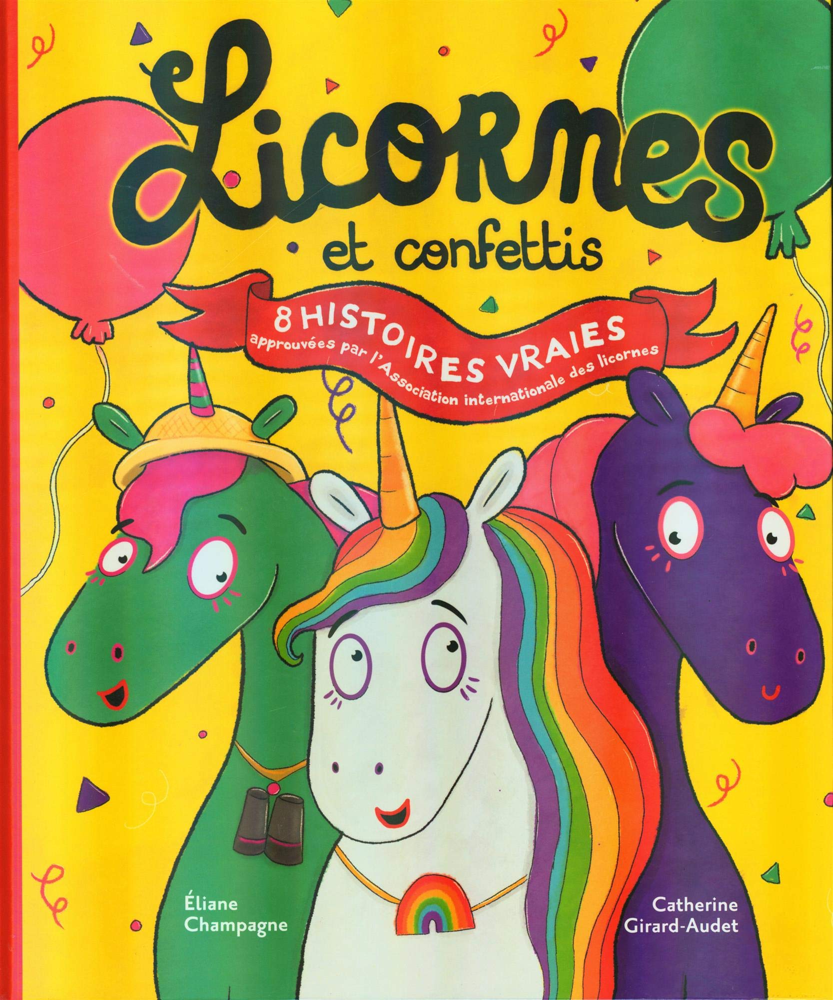 LICORNES ET CONFETTIS Children's books