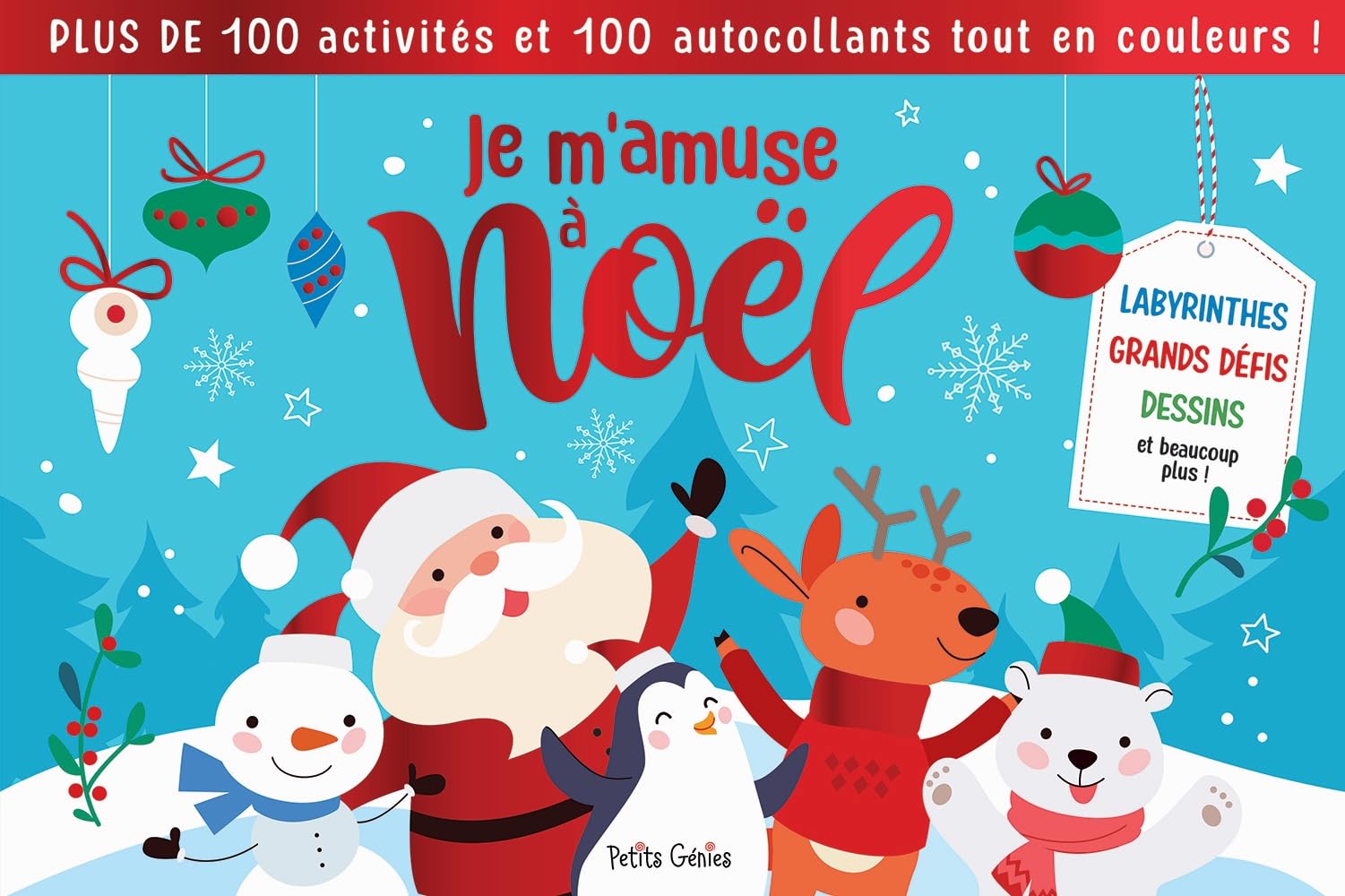 Je m'amuse à Noël: Labyrinthes, grands défis, dessins et beaucoup plus ! book