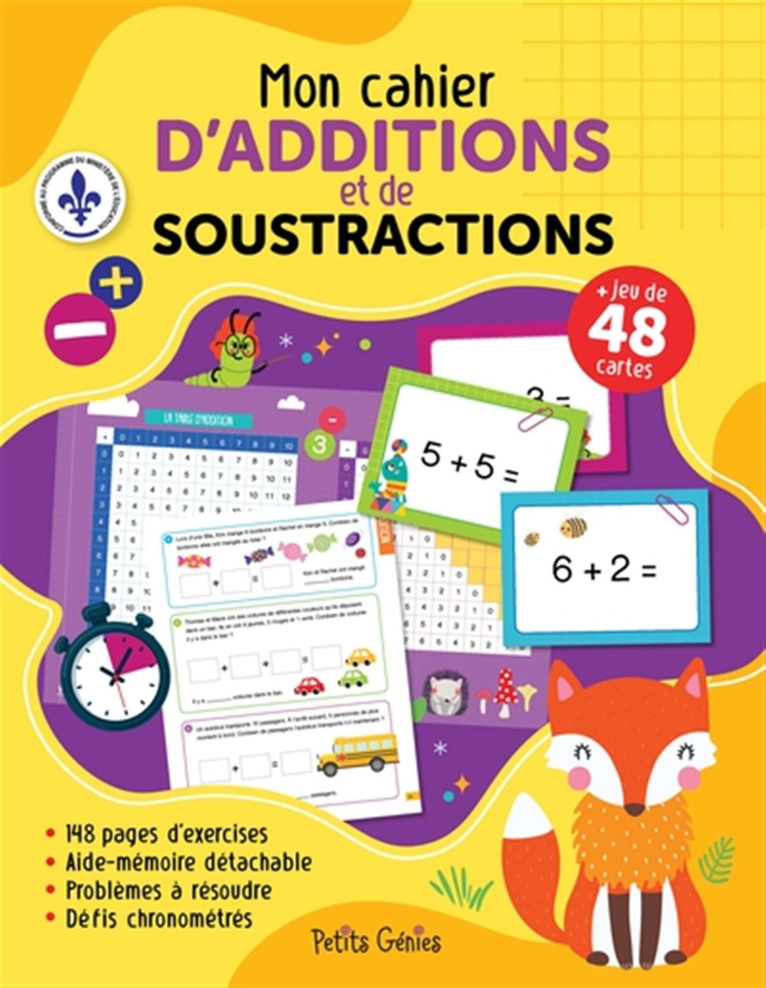 Mon cahier d'additions et de soustractions book