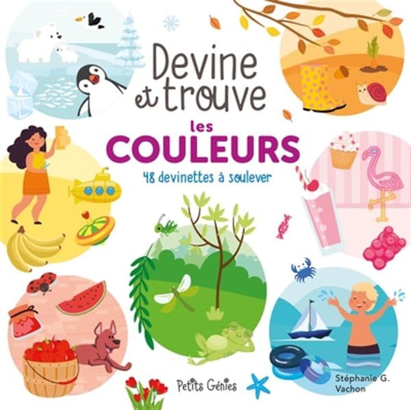 Devine et trouve les couleurs: 48 devinettes à soulever Children's books