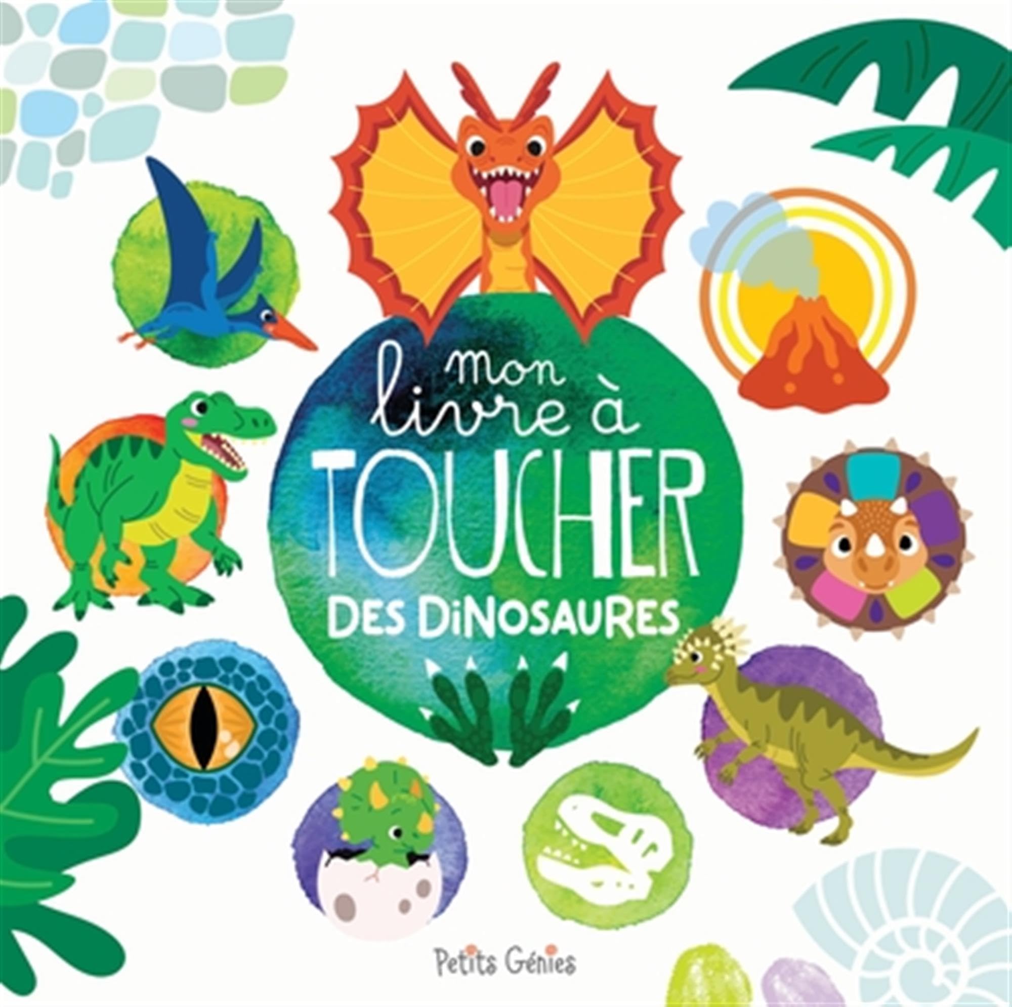 Mon livre à toucher des dinosaures Children's books
