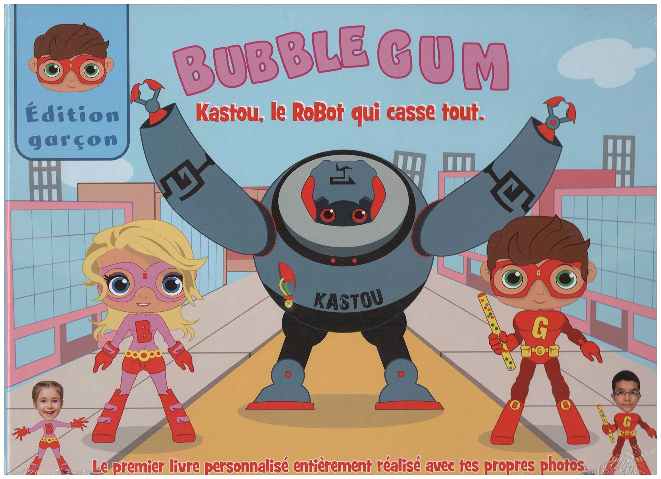 BUBBLEGUM, Livre personnalisé avec la photo de votre enfant. book