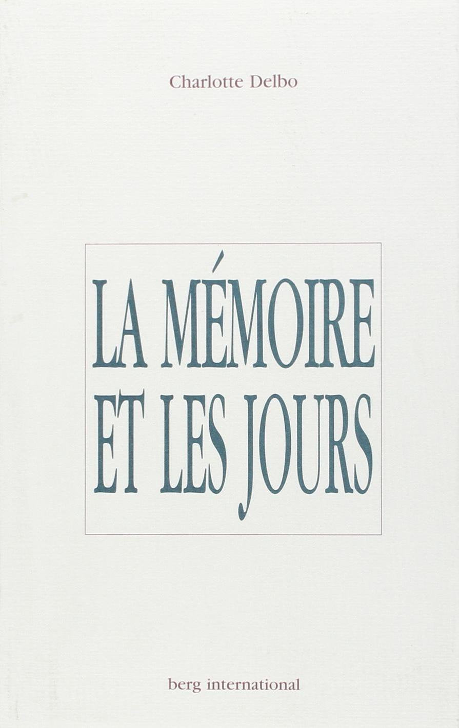 La mémoire et les jours Books